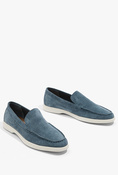 Grey on sale casual loafers