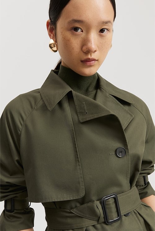 Green trench hot sale