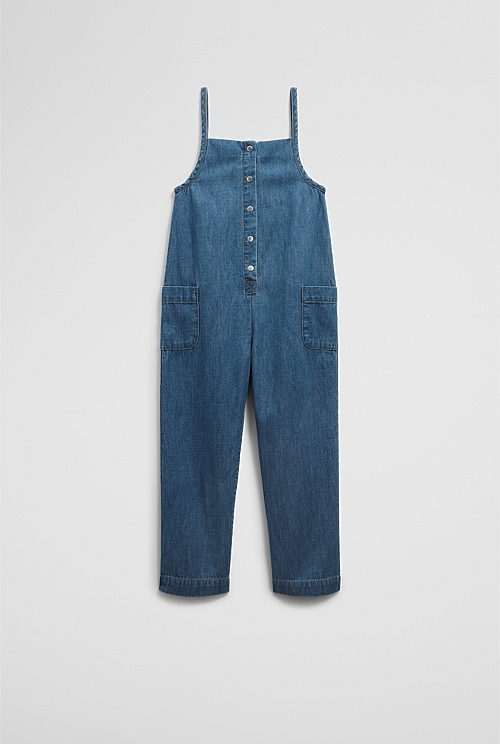 Indigo Denim Jumpsuit Pants Country Road