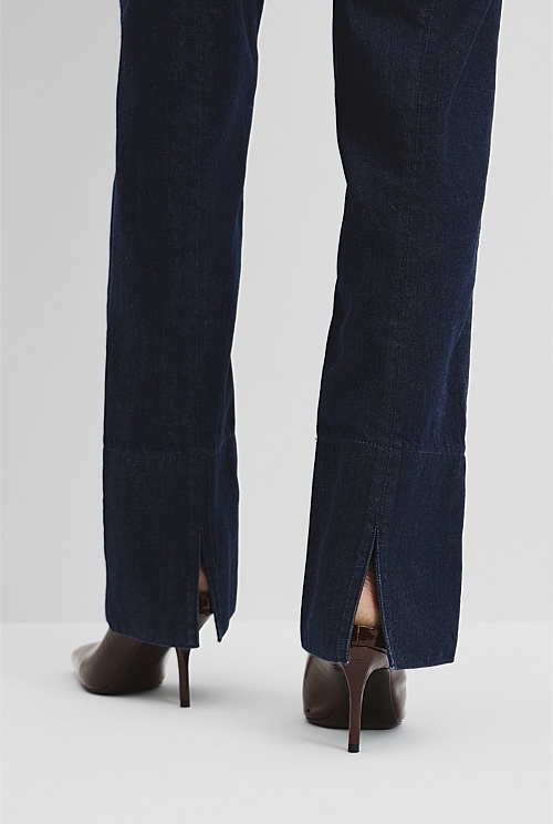 Relaxed Denim Trench