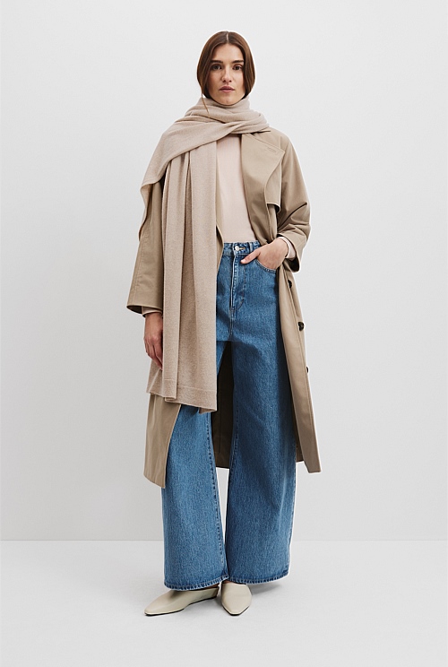 Australian Cotton Zip Collar Sweat