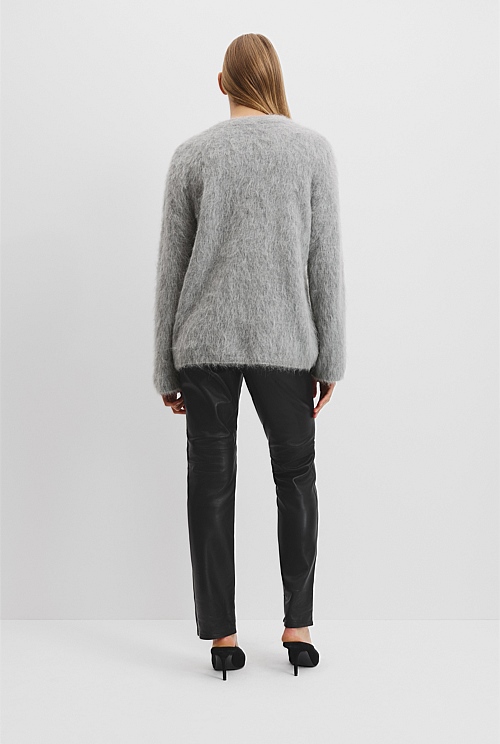 Australian Merino Wool Rib Detail Pullover