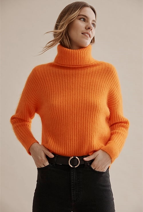 Orange clearance turtleneck australia