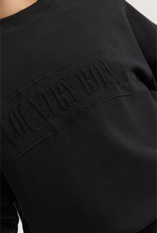 Country road 2025 black jumper