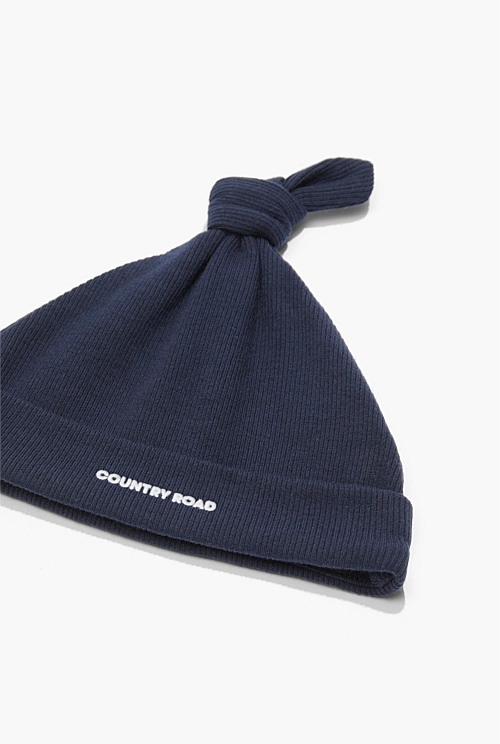 Organic cotton ribbed beanie - SWB Outdoors