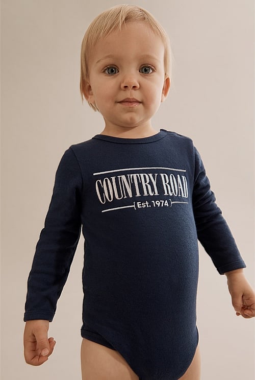 Country road hot sale baby onesie